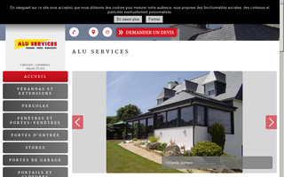 verandas-quimper.fr website preview