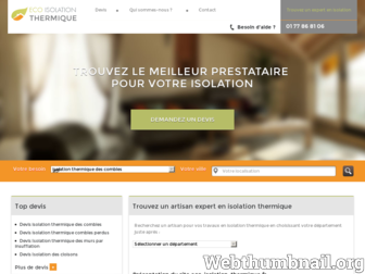 eco-isolation-thermique.fr website preview