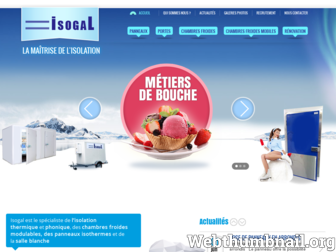 isogal.fr website preview