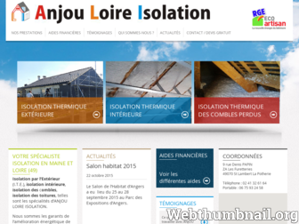 anjou-loire-isolation.fr website preview