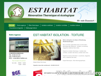 est-habitat.com website preview