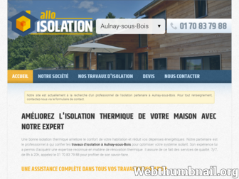 allo-isolation-aulnaysousbois.fr website preview