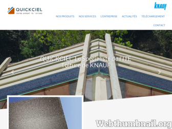 quickciel.fr website preview