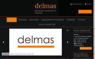 delmas-sa.fr website preview