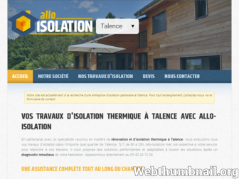 allo-isolation-talence.fr website preview