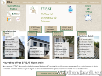 efibat.fr website preview