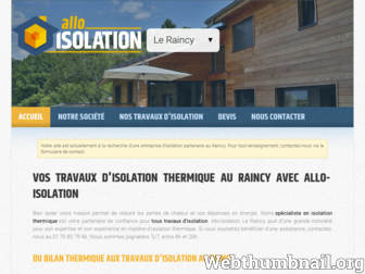 allo-isolation-leraincy.fr website preview