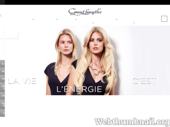 greatlengths.fr website preview