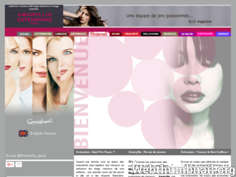 amaryllisextensions.com website preview