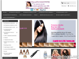 hairelooking.fr website preview