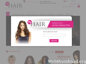 myhair.ma website preview