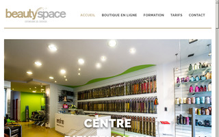 beautyspace.be website preview