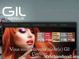 gilcoiffeurextensions.fr website preview