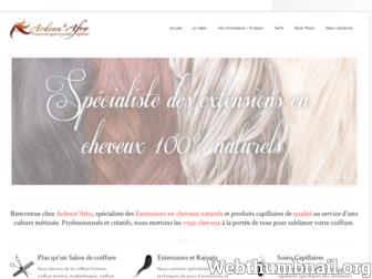 ardennafro.com website preview