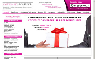 cadeaux-hightech.fr website preview