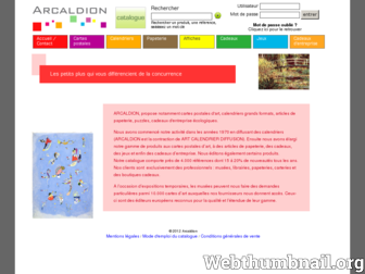 arcaldion.fr website preview