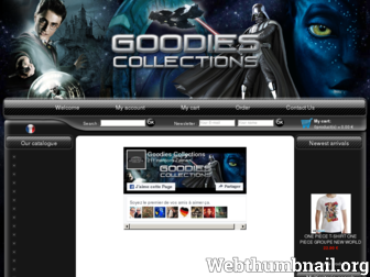 goodies-collections.com website preview