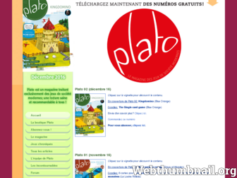 plato-magazine.com website preview