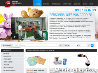 goodies-publicitaire.pro website preview