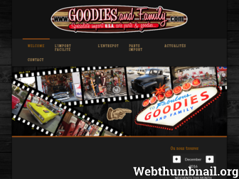 goodiesandfamilyshop.com website preview