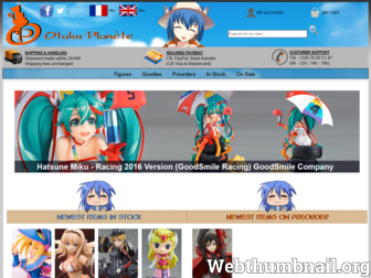 otaku-planete.com website preview