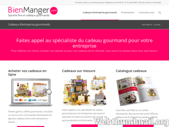 bienmanger.pro website preview