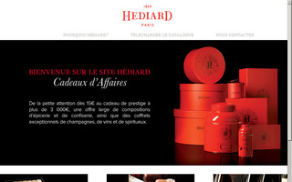 cadeauxdaffaires.hediard.fr website preview