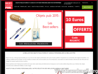 objet-cadeaupub.com website preview