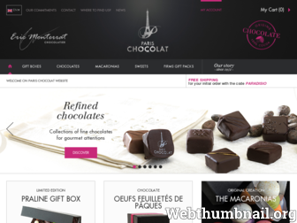 parischocolat.com website preview