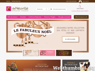 chocolat-deneuville.com website preview