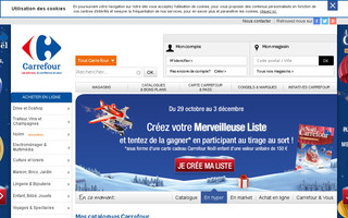 carrefour.fr website preview