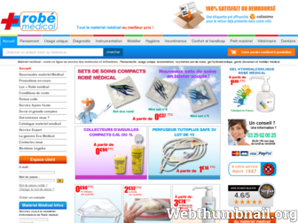robe-materiel-medical.com website preview
