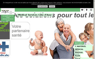 medical-services-cotedazur.fr website preview