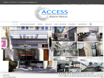 accessmaterielmedical.com website preview