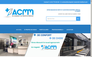 comptoir-materiel-medical.com website preview