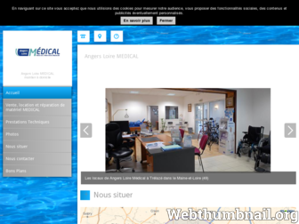 angersloiremedical.fr website preview