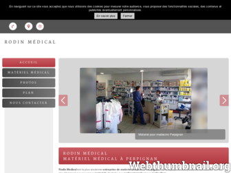 materiel-medical-rodin.fr website preview