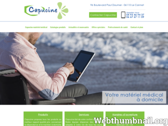 capucine-materielmedical.com website preview