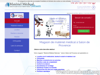 materielmedicalsalonais.com website preview