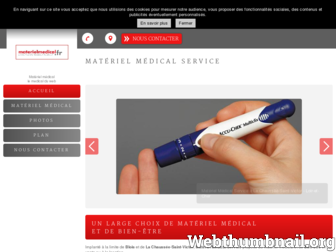 materiel-medical-service.fr website preview