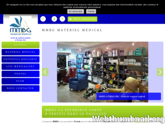 mmbg-materiel-medical-pertuis.fr website preview