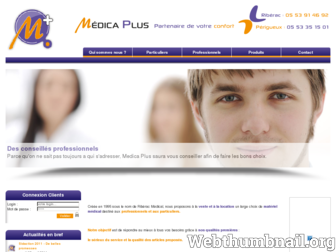 medicaplus.fr website preview