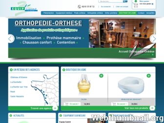 equip-sante.com website preview