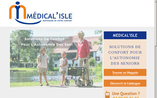 medicalisle.fr website preview