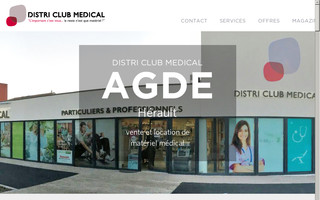 agde-herault.districlubmedical.fr website preview