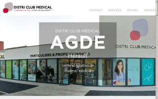 agde-herault.districlubmedical.fr website preview