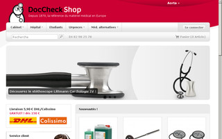 doccheckshop.fr website preview