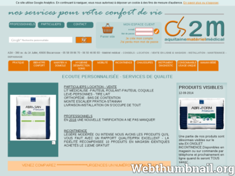 aquitaine-materiel-medical.com website preview