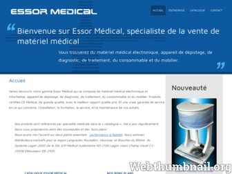 essormedical.com website preview