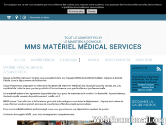 materielmedical-mms-saintececile.fr website preview